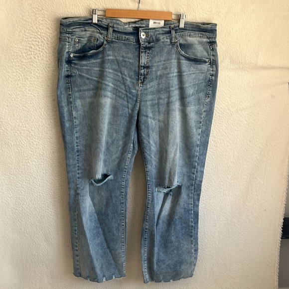Inc Denim High Rise Straight Jeans Women’s‎ Size 24W - Picture 1 of 8